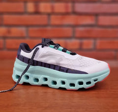 On CloudMonster Running Undyed White Creek