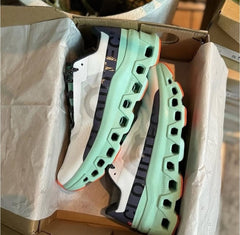 On CloudMonster Running Undyed White Creek