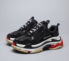 Balenciaga Triple S Black White Red