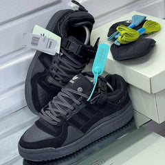 ADIDAS BAD BUNNY BLACK FORUM WITH ORIGINAL BOX AND ALL ACCESSORIES