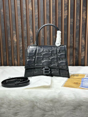 Balenciaga Embossed Logo Print Premium Handbag with dust bag