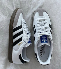 Adidas Samba Leather White Black
