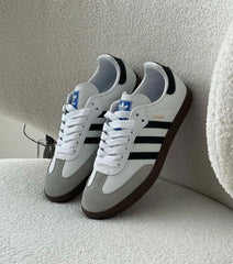 Adidas Samba Leather White Black