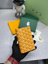 Goyard Grenelle Passport Holder Cover With OG Box & Dust Bag (804 Yellow)