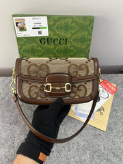 Gucci Horse Bit GG Crossbody Sling With OG Box Dust Bag G2038G
