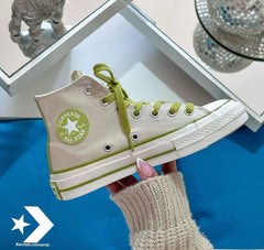 Converse Chuck Taylor High Green Cream