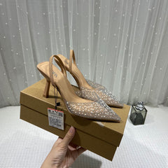 Zara Pearl Jewel Heels High Quality Wid OG Box & Dust Bag