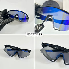 OAKLEY S3 BLACK BLUE REVO