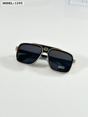GUCCI 1295 GOLD BLACK