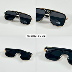 GUCCI 1295 GOLD BLACK