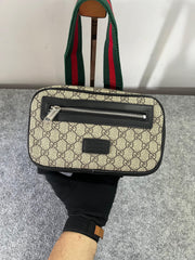 Gucci GG Unisex Waist Pouch Bag With Dust Bag Coffee G45722