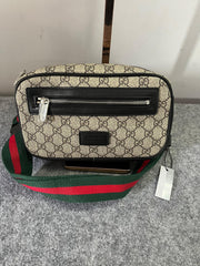 Gucci GG Unisex Waist Pouch Bag With Dust Bag Coffee G45722