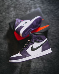 NIKE AIR JORDAN 1 HIGH PURPLE COURT