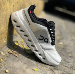 On Cloud Surfer Next White Black