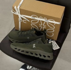 Loewe X On Cloud 2 Olive Green Sneakers