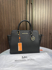 Michael_Kors SELMA SATCHEL Handbag with extra sling belt and dust cover 469