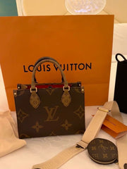 Louis vuitton OnTheGo PM with double box 2 shaded