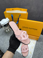 Louis Vuitton Lv Isola Pink Flat Mule For Her Wid OG Box Carry Bag Pink