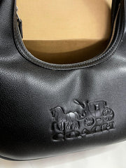 Coach Carmen Shoulder Bag Black With OG Box Dust Bag