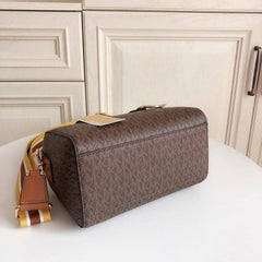 Michael Kors Boston Brown With Dust Bag 71012 Coffee Brown