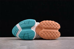 Balmain Neoprene and leather Unicorn low-top sneakers - White Brown Blue