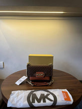 Michael Kors MK Heather Shoulder Bag With OG Box & Dust Bag (100836 Coffee Brown)