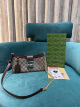 Gucci Padlock Brown & Khakhi Small Shoulder Bag With OG Box & Dust Bag 88278 Brown & Khaki