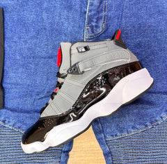 Nike Air Jordan 6 Rings Smoke Grey Black Red