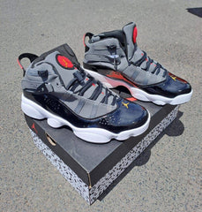 Nike Air Jordan 6 Rings Smoke Grey Black Red
