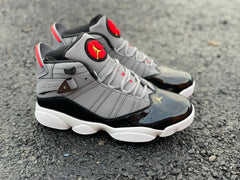 Nike Air Jordan 6 Rings Smoke Grey Black Red