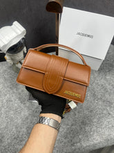Jacquemus Leather LE Bambino With Sling Strap OG Box & Dust Bag (109-1 Dark Brown)