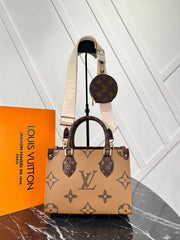 Louis Vuitton LV Onthego Leather Bag High Quality With OG Box & Dust Bag 66888