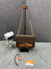 Michael Kors Cece Medium Logo Shoulder Dust Bag 100829 Coffee Brown