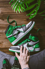 NIKE AIR JORDAN 1 RETRO HIGH LUCKY GREEN SEMI UA