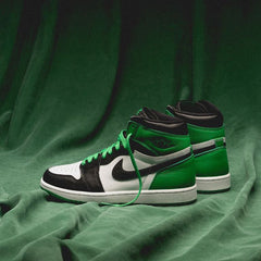 NIKE AIR JORDAN 1 RETRO HIGH LUCKY GREEN SEMI UA