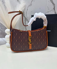 Saint Laurent YSL Monogram Hobo Bag With Og Box