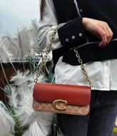 Coach Idol Medium Bag 23 High Quality Wid OG Box & Dust Bag CP131 Signature Brown