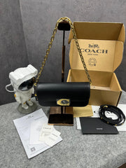 Coach Idol Medium Bag 23 CP131 Black High Quality Wid OG Box & Dust Bag