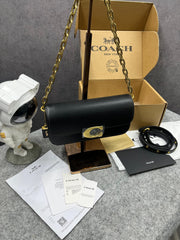 Coach Idol Medium Bag 23 CP131 Black High Quality Wid OG Box & Dust Bag
