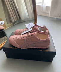 WMN Onitsuka Tiger Mexico 66 Slip On Pink Leather Premium