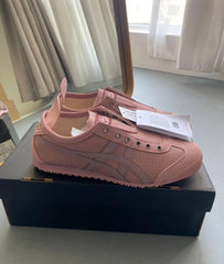 WMN Onitsuka Tiger Mexico 66 Slip On Pink Leather Premium