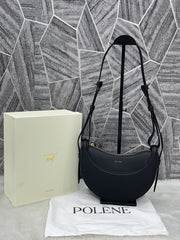 Polene Numero Black Dix Crossbody Bag With OG Box & Dust Bag 368 Black