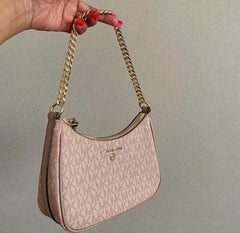 Michael Kors MK Jet Set Charm Small Logo Pochette With OG Box (5575 Pink)
