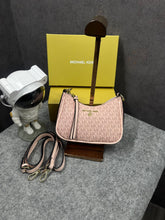 Michael Kors MK Jet Set Charm Small Logo Pochette With OG Box (5575 Pink)