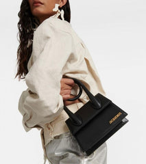 Jacquemus Le Chiquito Noeud Bag With OG Box Dust Bag & Extra Sling Belt (Black - 655)