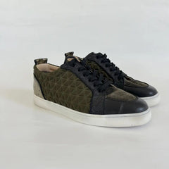 Christian Louboutin Spike Olive Sneakertop sneaker