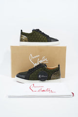 Christian Louboutin Spike Olive Sneakertop sneaker