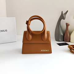 Jacquemus Le Chiquito Noeud Bag With OG Box Dust Bag & Extra Sling Belt (Brown)