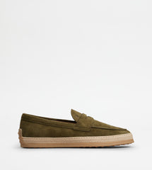 Tod’s Loafers Suede Green (Made in Italy)
