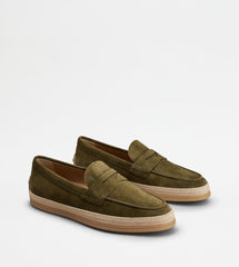 Tod’s Loafers Suede Green (Made in Italy)